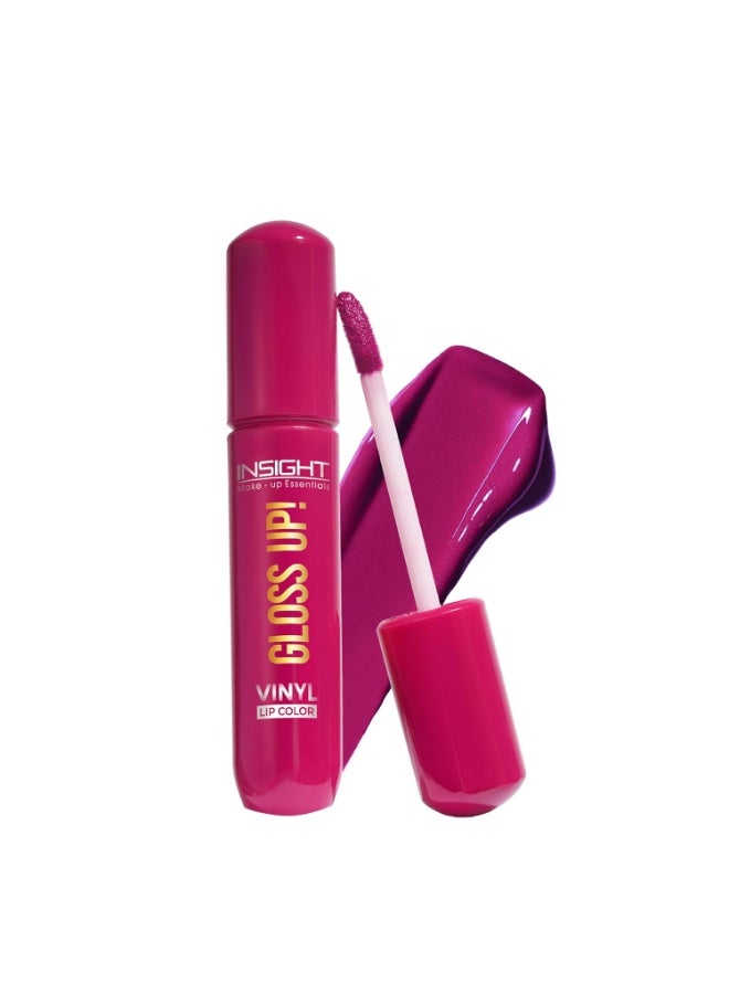 إنسايت أحمر شفاه INSIGHT Gloss Up! بلون الفوشيا اللامع | لمسة نهائية عالية اللمعان | صبغة غنية | تركيبة خفيفة الوزن تدوم طويلاً | مريح للاستخدام طوال اليوم (4 غرام) - Image 1